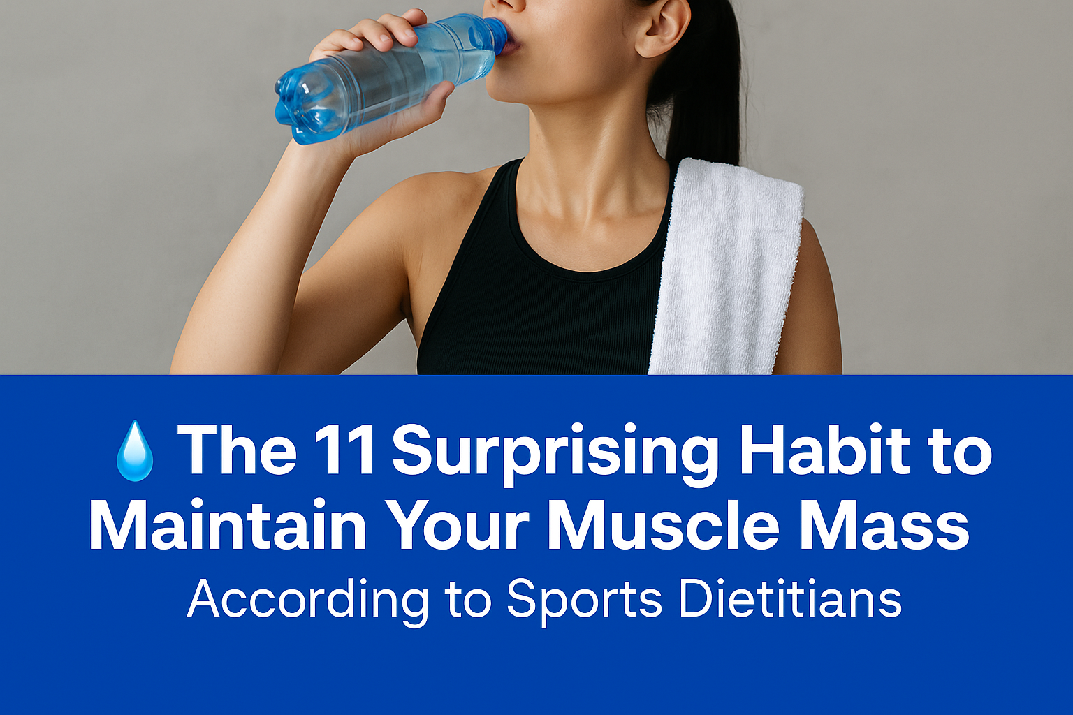 The #1 Surprising Habit to Maintain Your Muscle Mass, According to Sports Dietitians